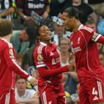 Dominik Szoboszlai pressing against Newcastle – Liverpool Carlsberg Player of the Match